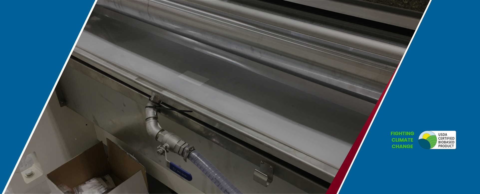 Banner background photo of printing press for request samples slide